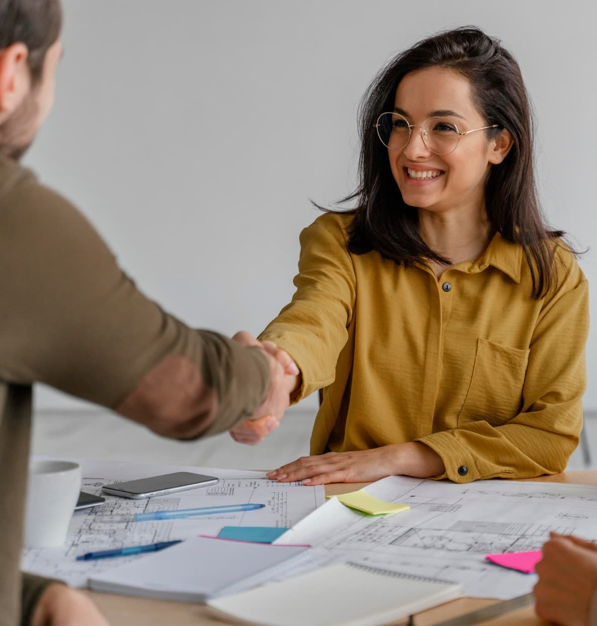 An Elite India Consulting recruiter meeting a candidate
